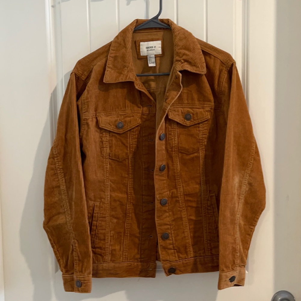Corduroy style cover up jacket